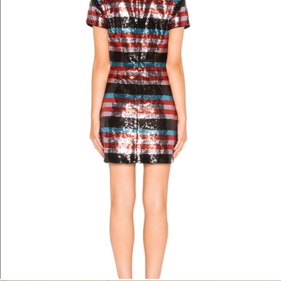 Lovers + Friends Sequined Striped Mini Dress - Picture 2 of 8